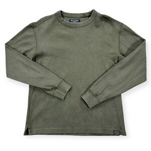 CC FILSON Thermal T-Shirt Mossy Rock Men's Small Green 100% Cotton Waffle Knit